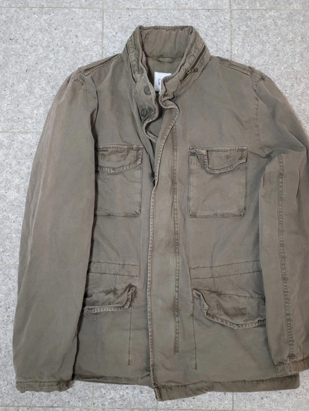 GAP Olive Green Military Field Jacket Size Large